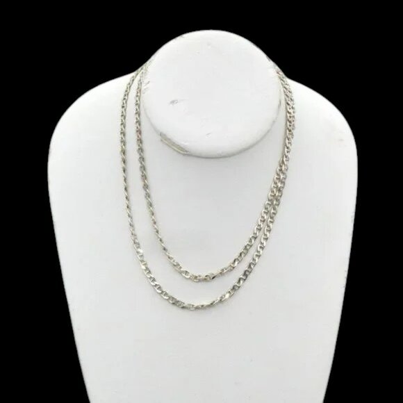 Italian Sterling Silver Mariner's Anchor Link 30" Chain Unisex - Picture 3 of 7